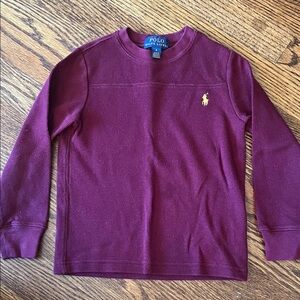 Polo by Ralph Lauren Kids Maroon Crewneck Sweater